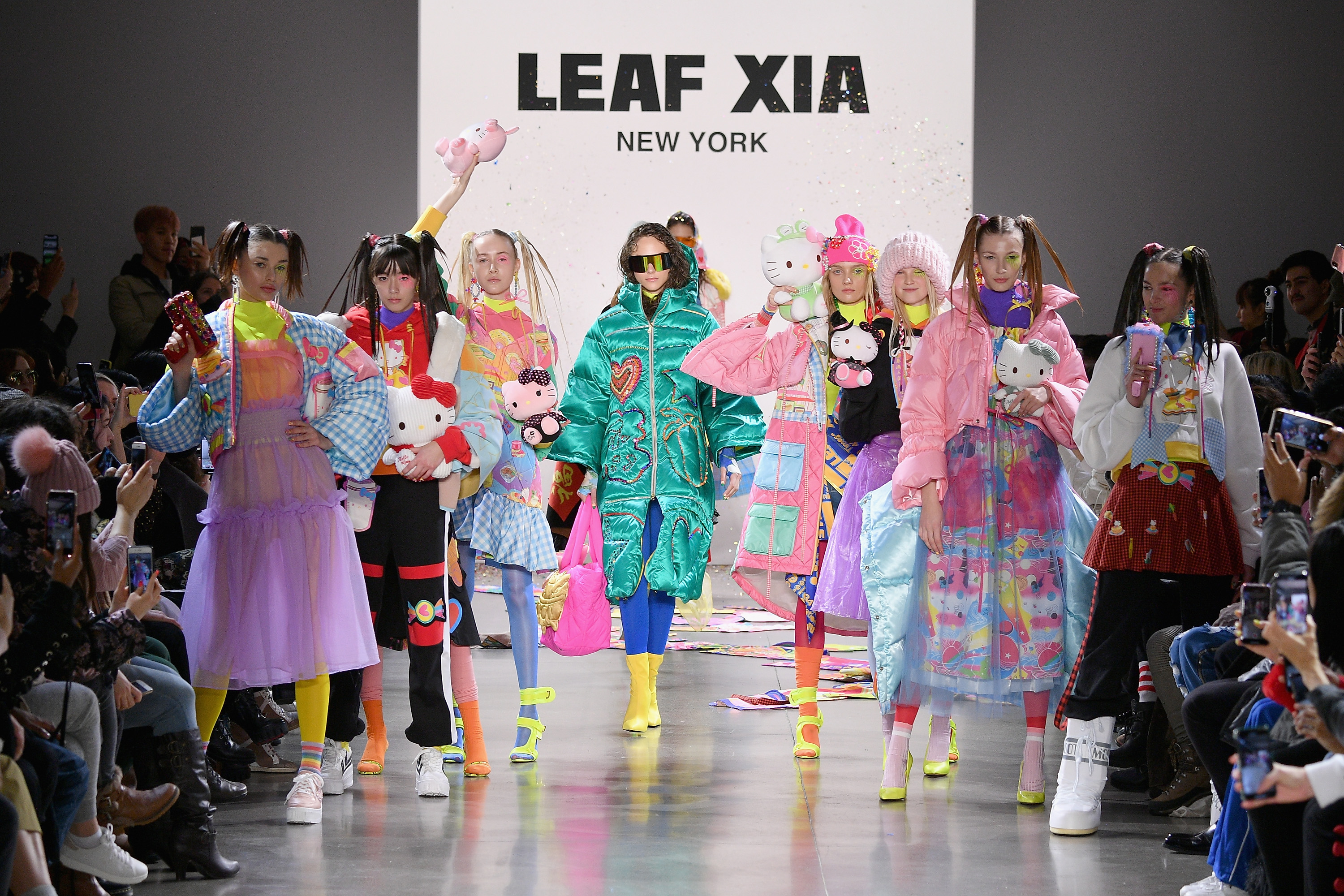Leaf Xia Brings Vibrant Colors To The Last Day Of New York Fashion Week With Fall Winter Collection Celeb Secrets