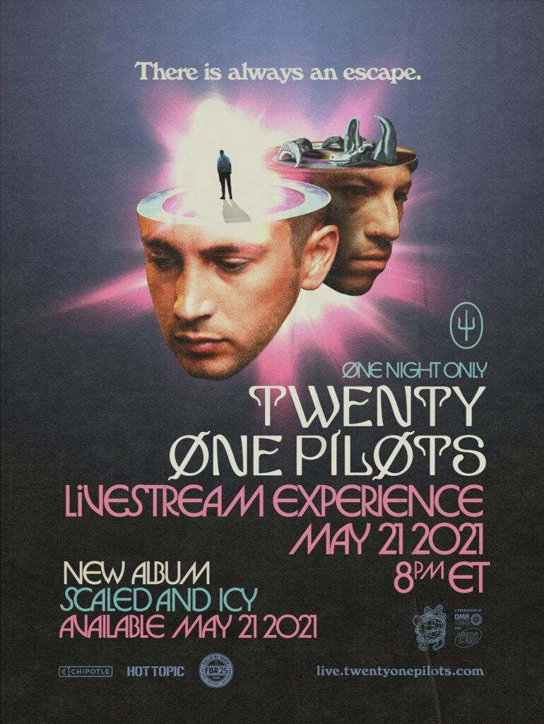 Twenty One Pilots Announce New Album Scaled And Icy And First Global 